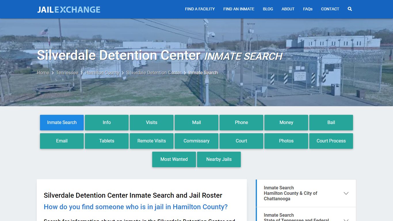 Silverdale Detention Center Inmate Search - Jail Exchange
